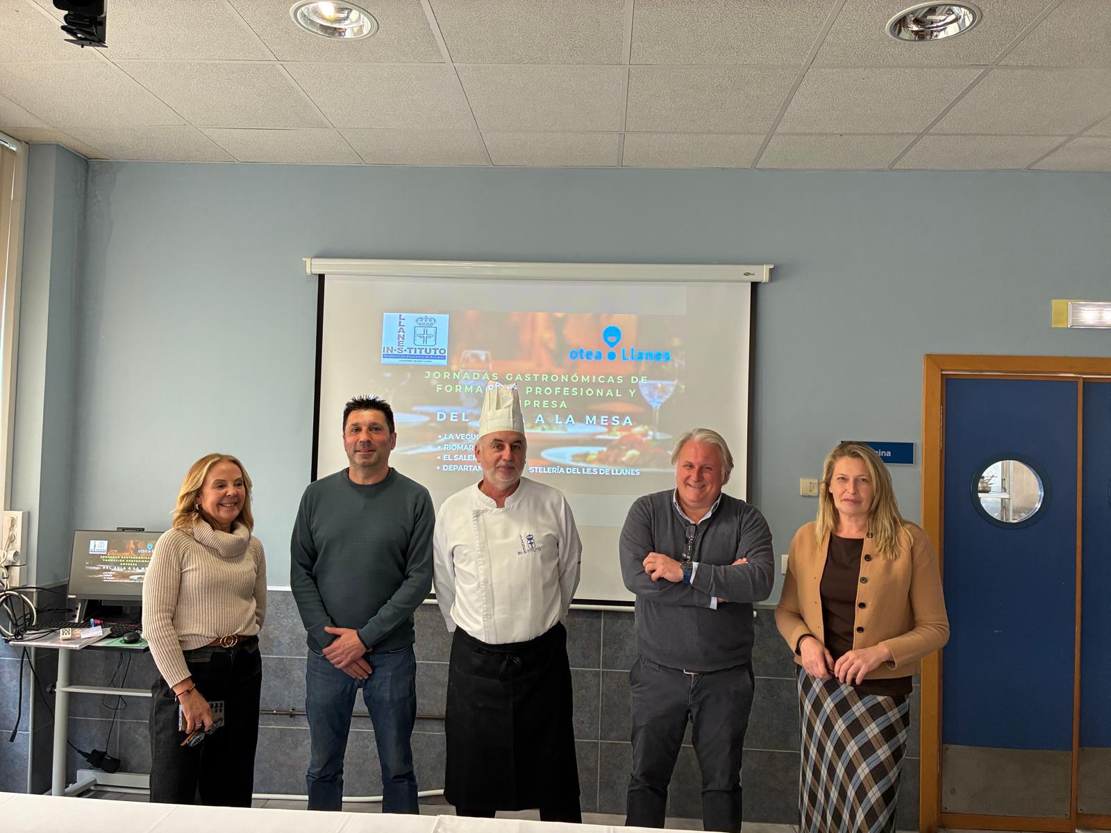 Escuela y restaurantes se unen en Llanes.